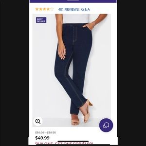 Catherine’s Pull-On Knit Jeans